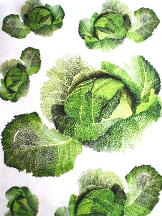 Cabbage Tea Towel