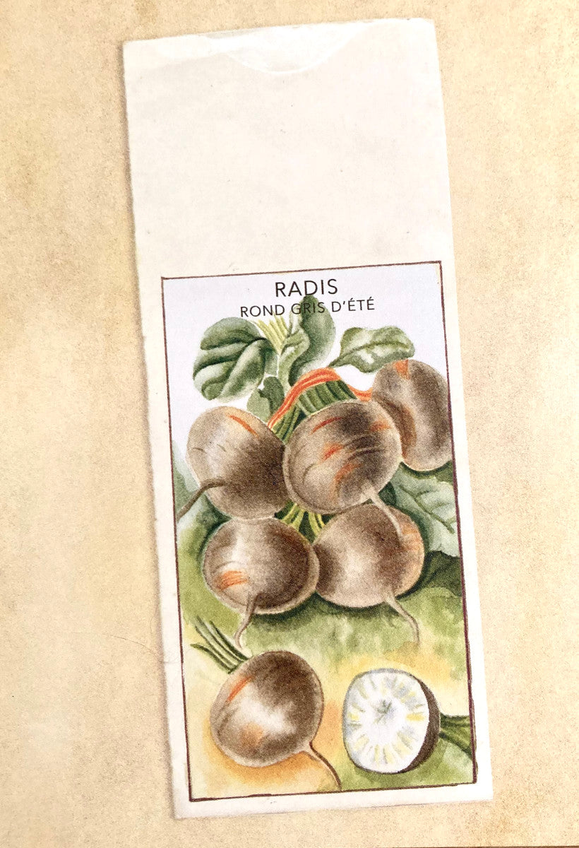 Postcards - French seed packets