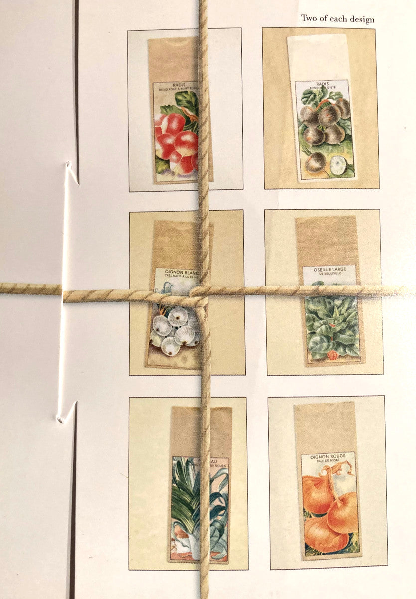 Postcards - French seed packets